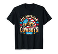 All American Cowboys Club Western T-Shirt - Novelty Apparel Men Women - T-Shirt, Sweatshirt, Hoodie