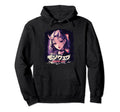 Anime Goth Grunge Demon Waifu Horror Alt Hoodie - Custom Art Print Unisex - T-Shirt, Sweatshirt, Hoodie
