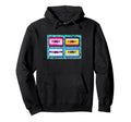 Cassette Mixtape Oldschool 70S 80S 90S Hoodie - Casual Everyday Wear Unisex - T-Shirt, Sweatshirt, Hoodie