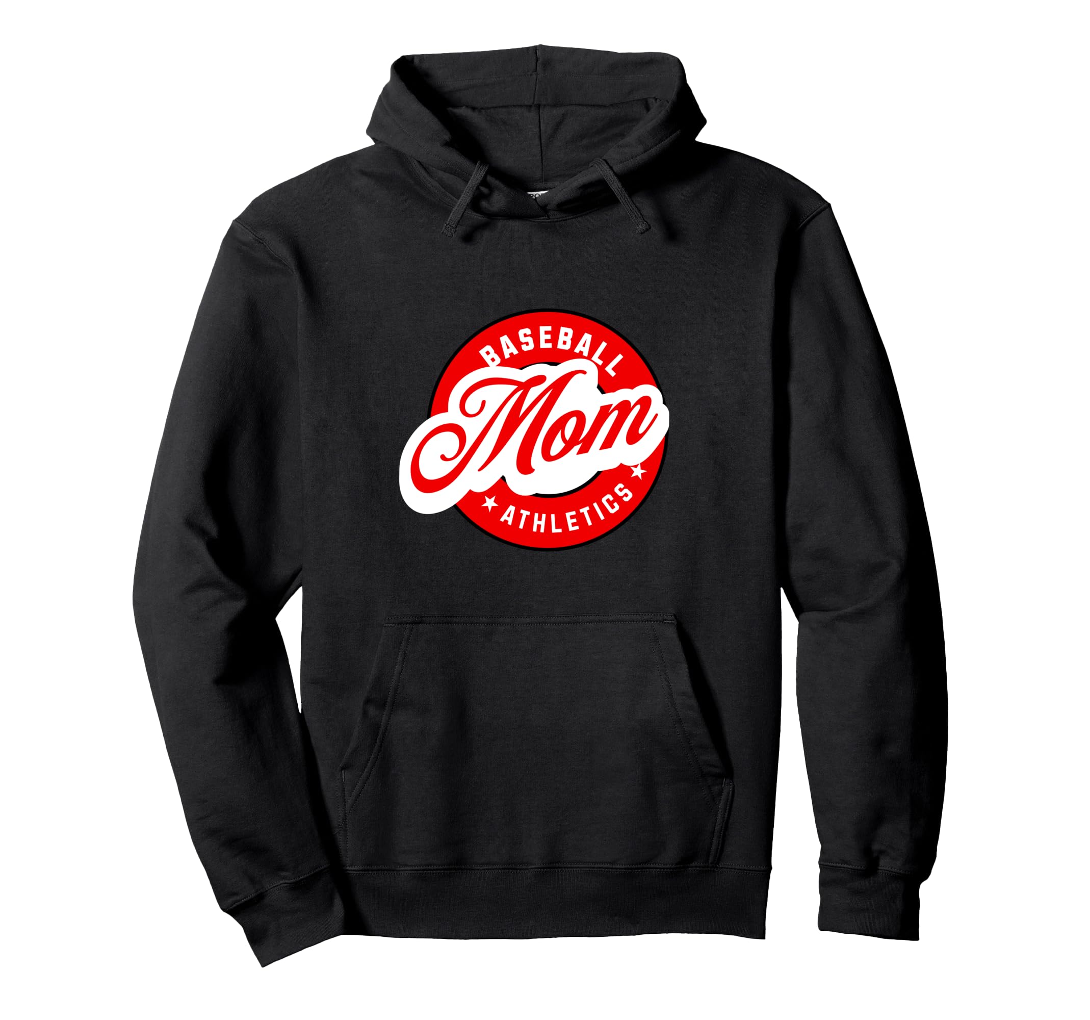 Baseball Mom Athletics Mom Who Loves Hoodie - Minimalist Print for Adults - T-Shirt, Sweatshirt, Hoodie