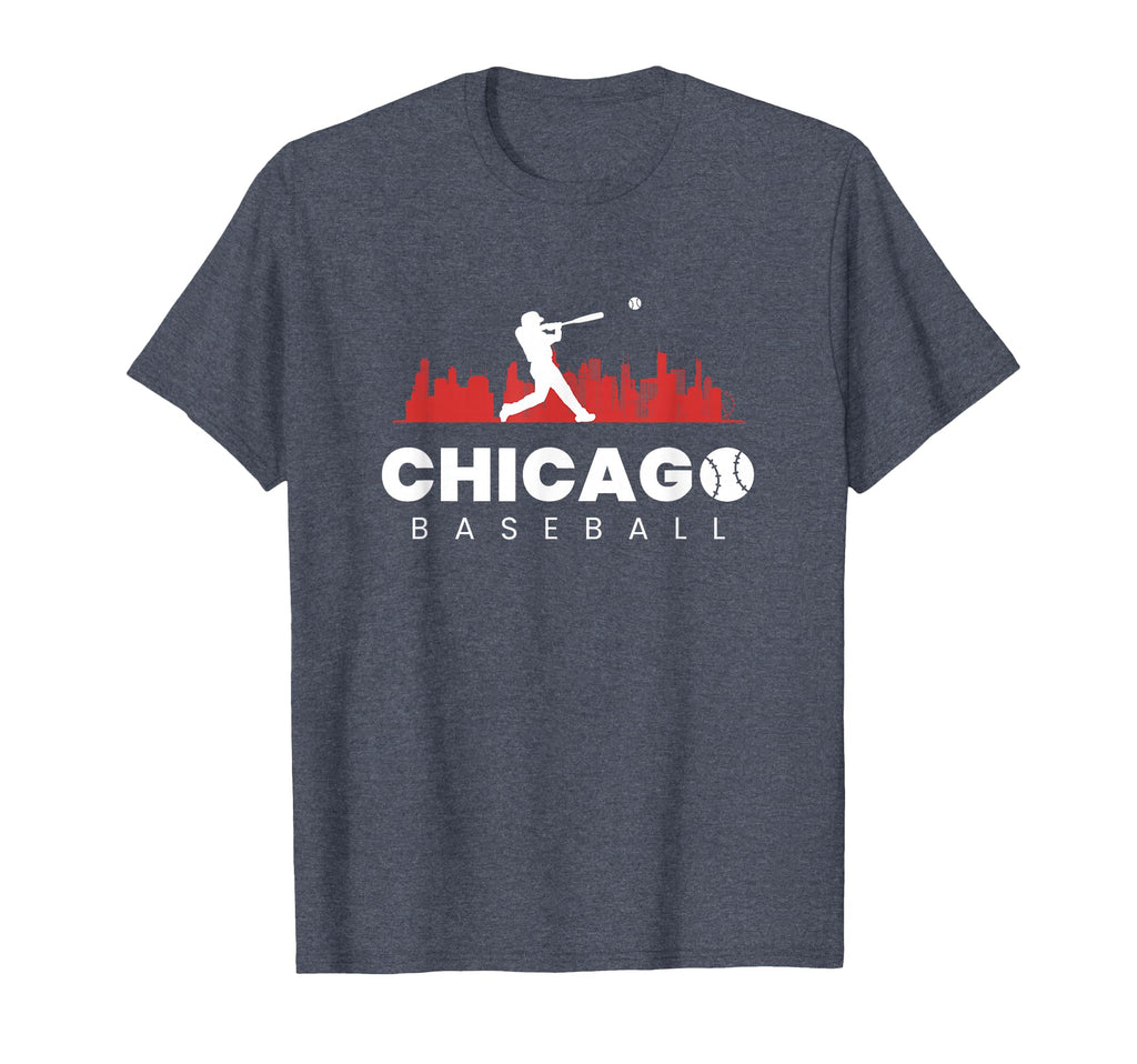 Chicago Baseball Minimalist Baseball T-Shirt - Trendy Graphic for Adults - T-Shirt, Sweatshirt, Hoodie