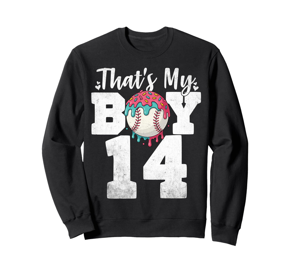 Thats My Baseball 14 Number Mom Sweatshirt - Streetwear Style for Adults - T-Shirt, Sweatshirt, Hoodie