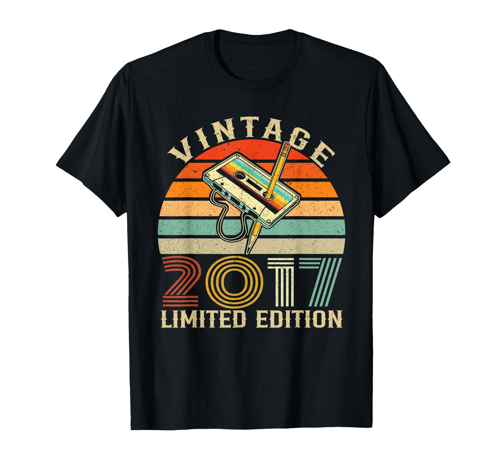2017 Birthday Cassette Tape T-Shirt - Streetwear Style Unisex - T-Shirt, Sweatshirt, Hoodie