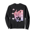 Japan Demon Oni Skull Otaku Sweatshirt - Casual Everyday Wear for Adults - T-Shirt, Sweatshirt, Hoodie
