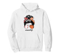 Mom Life Baseball Basketball Mom Messy Hoodie - Unique Graphic Men Women - T-Shirt, Sweatshirt, Hoodie