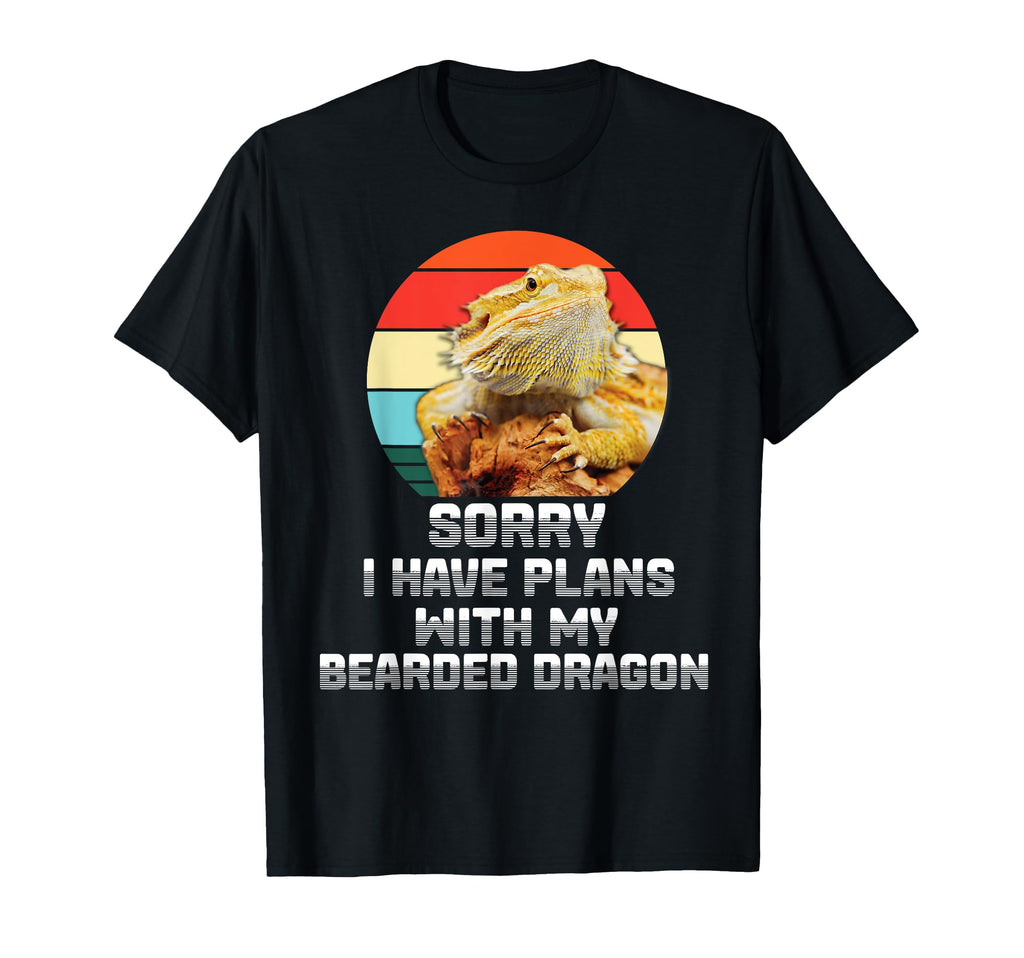 Plans My Bearded Dragon Sunset T-Shirt - Unique Graphic Men Women - T-Shirt, Sweatshirt, Hoodie