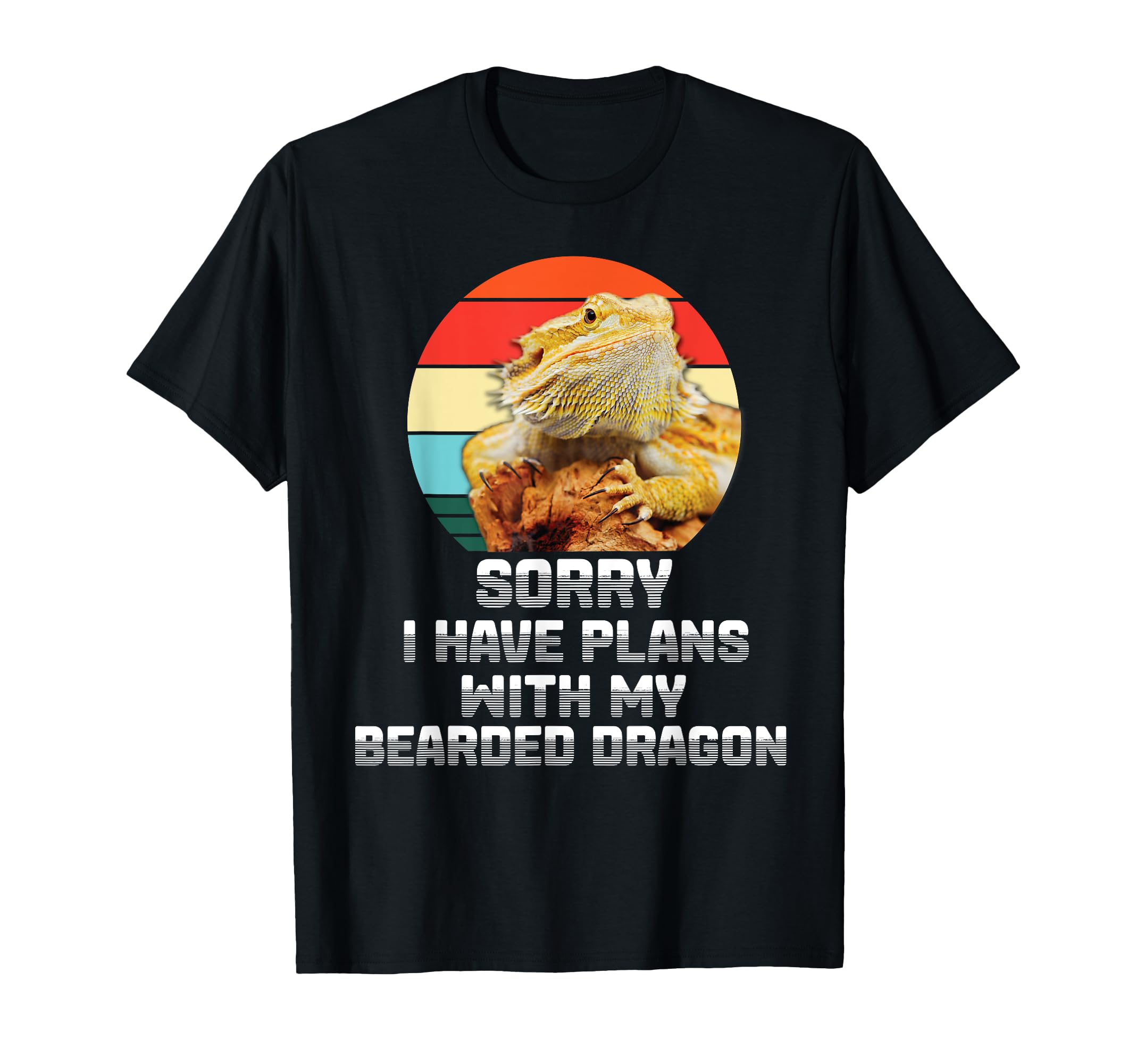 Plans My Bearded Dragon Sunset T-Shirt - Unique Graphic Men Women - T-Shirt, Sweatshirt, Hoodie