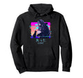 Lost Anime Cat Vaporwave Glitch Japanese Hoodie - Unique Graphic Unisex - T-Shirt, Sweatshirt, Hoodie