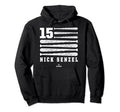 Nick Senzel Flag Cincinnati Patriotic Hoodie - Custom Art Print Men Women - T-Shirt, Sweatshirt, Hoodie