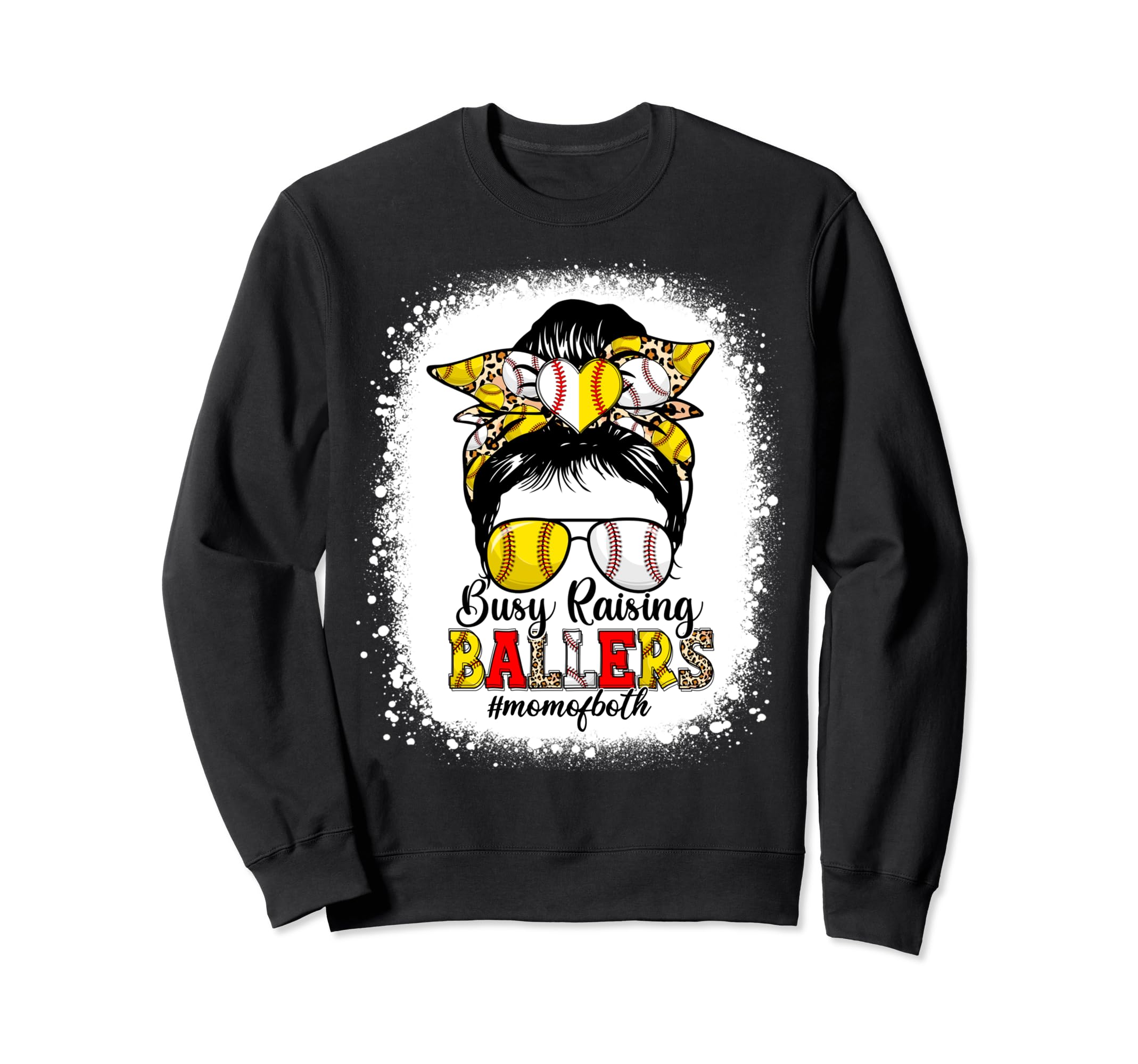 Busy Raising Ballers Baseball Sweatshirt - Casual Everyday Wear Men Women - T-Shirt, Sweatshirt, Hoodie