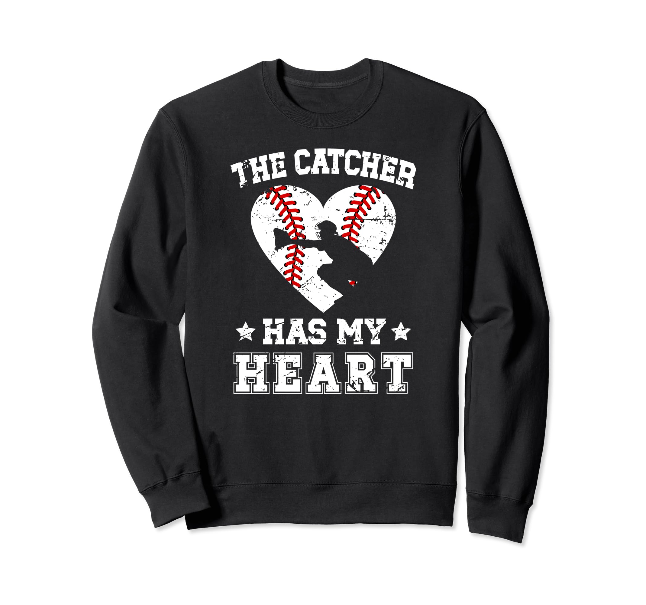 Proud Baseball Catcher Mom Sweatshirt - Casual Everyday Wear Unisex - T-Shirt, Sweatshirt, Hoodie
