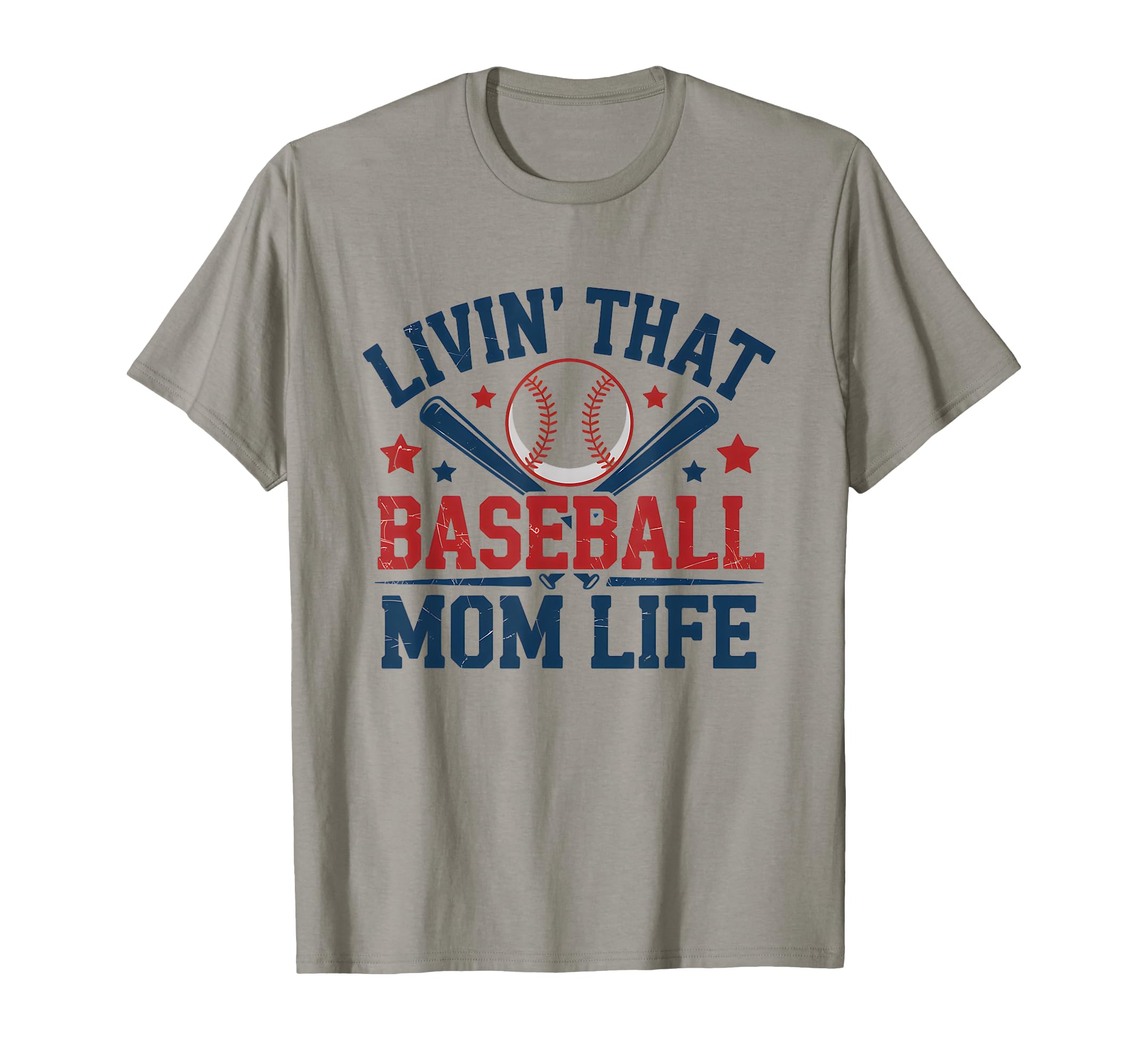Livin That Baseball Mom Life T-Shirt - Minimalist Print Unisex - T-Shirt, Sweatshirt, Hoodie
