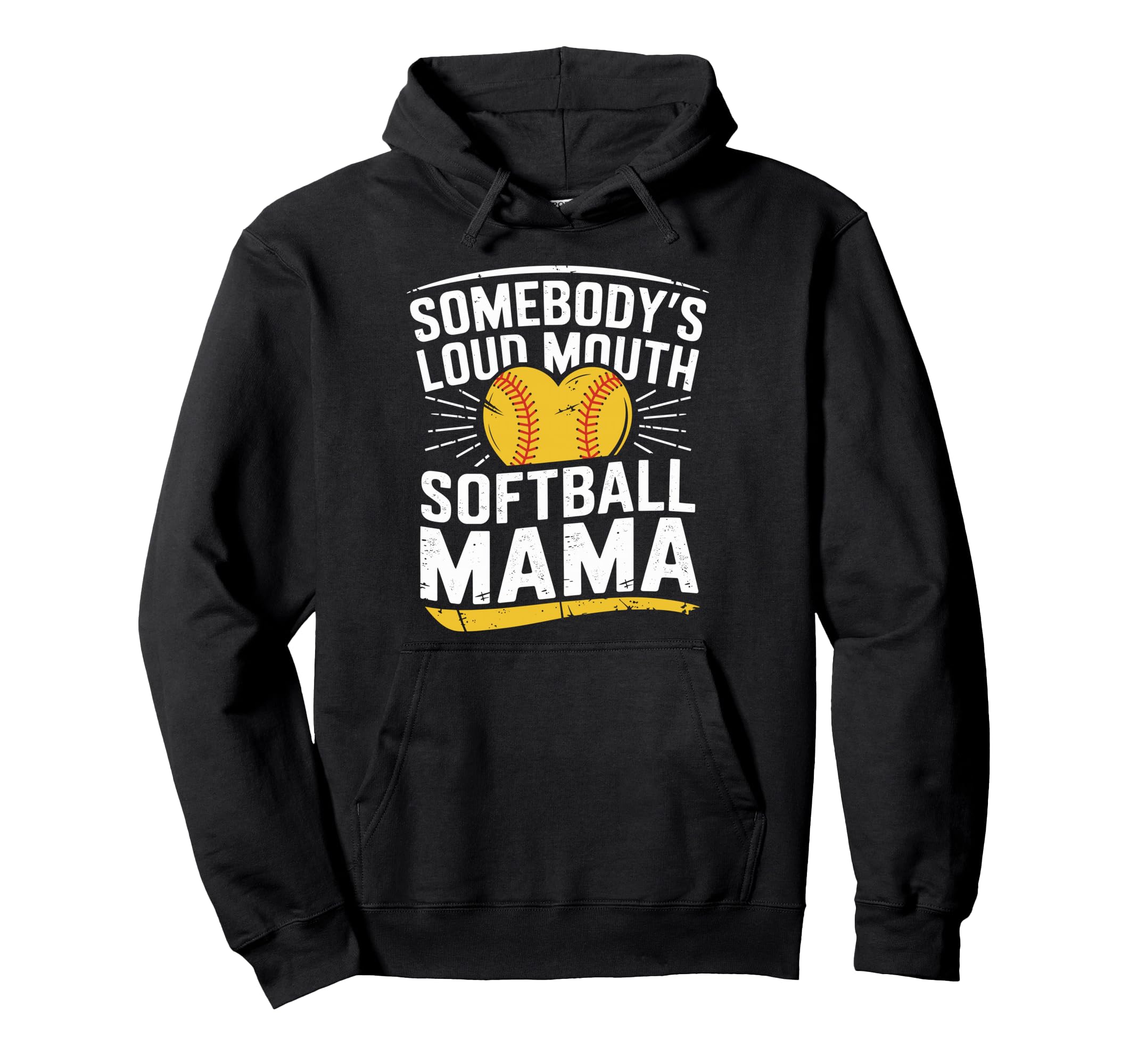 Baseball Sports Lover Somebodys Loud Hoodie - Custom Art Print Men Women - T-Shirt, Sweatshirt, Hoodie