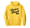 Venice Beach California Distressed Hoodie - Unique Graphic for Adults - T-Shirt, Sweatshirt, Hoodie