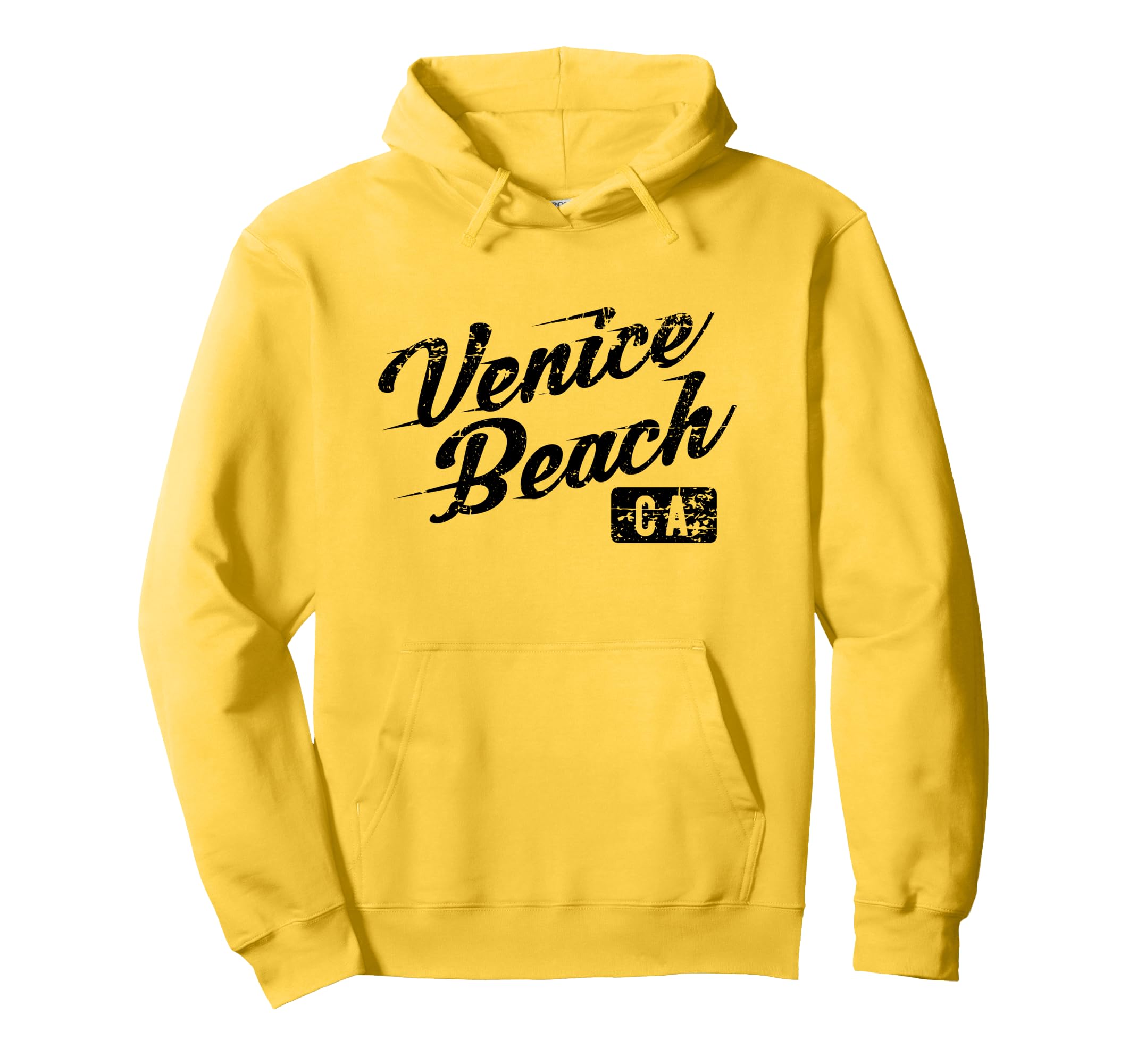 Venice Beach California Distressed Hoodie - Unique Graphic for Adults - T-Shirt, Sweatshirt, Hoodie