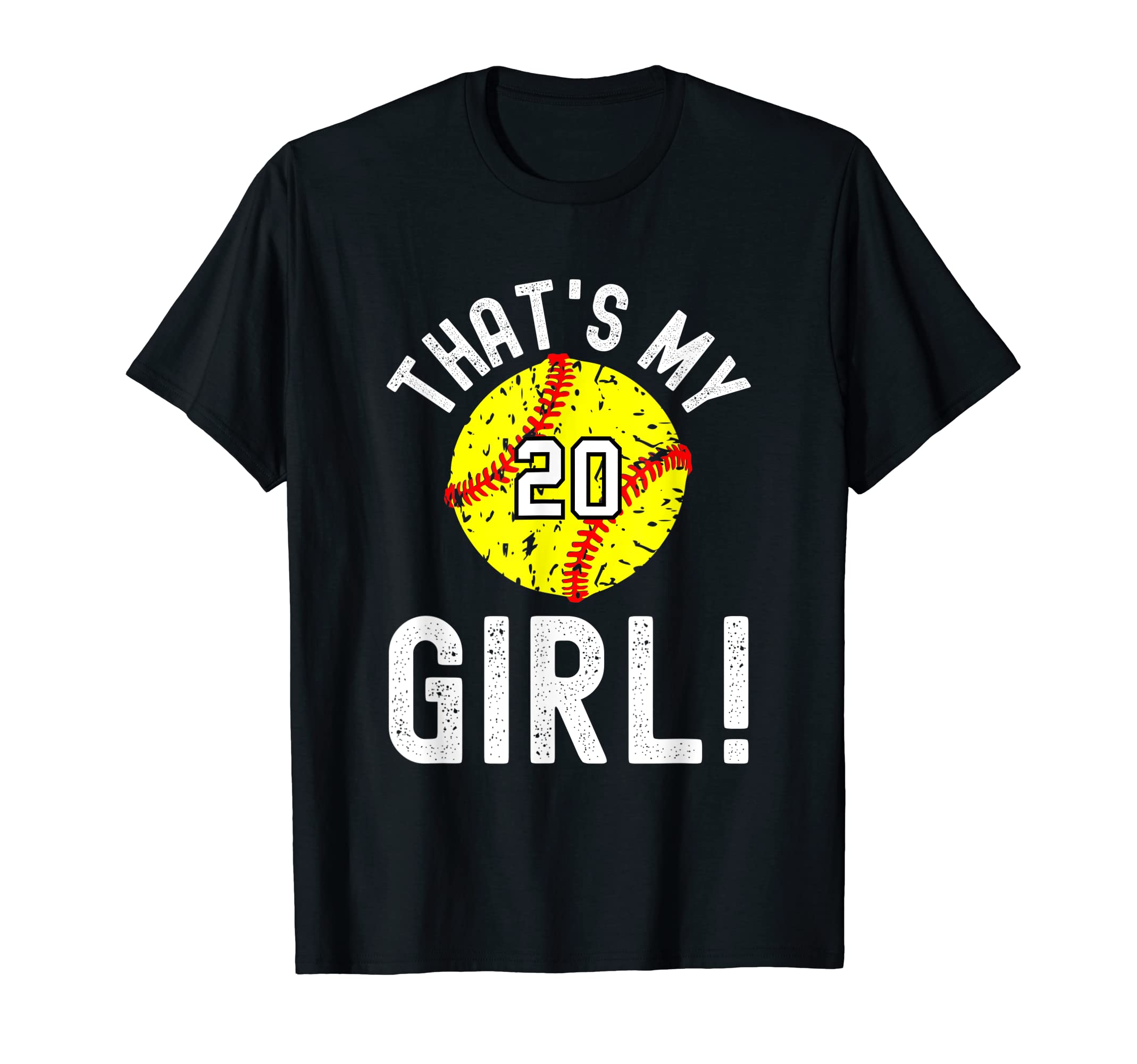 Thats My Jersey Number 20 Softball T-Shirt - Streetwear Style Men Women - T-Shirt, Sweatshirt, Hoodie