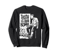 Punk Rock 90S Grunge Distressed Sweatshirt - Graphic Print for Adults - T-Shirt, Sweatshirt, Hoodie