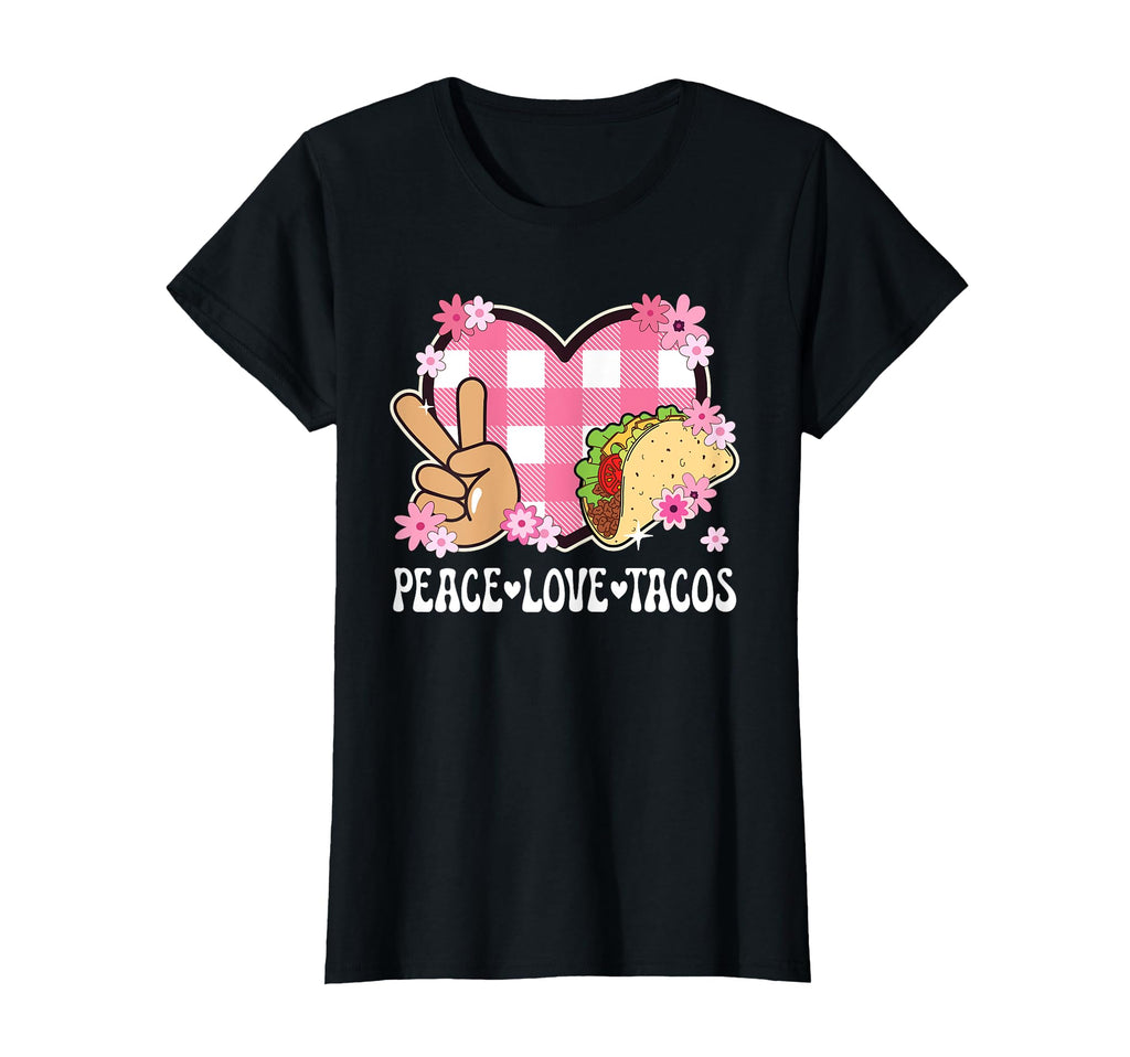 Peace Love Tacos Taco Tuesday Outfit T-Shirt - Aesthetic Graphic Men Women - T-Shirt, Sweatshirt, Hoodie
