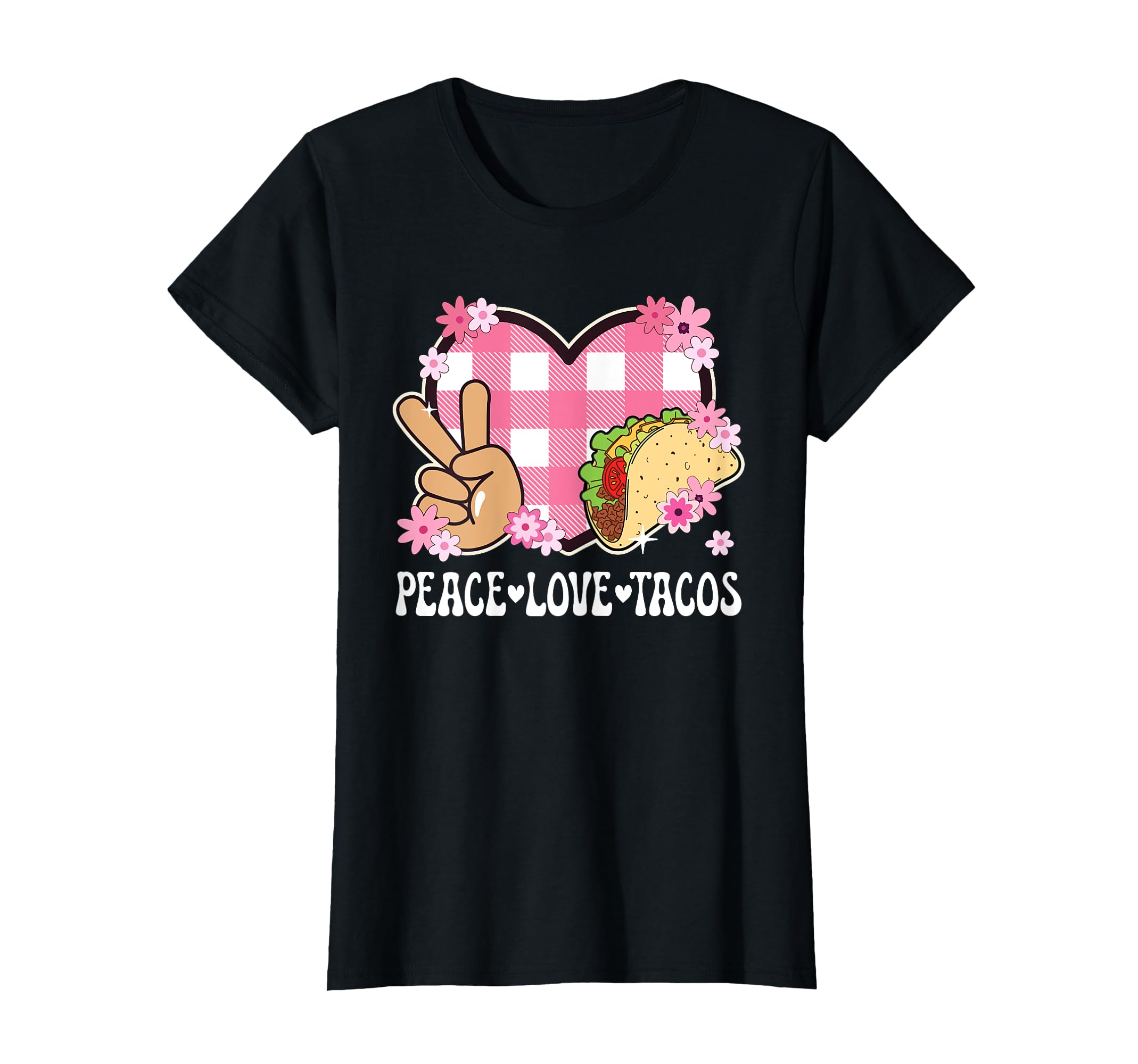 Peace Love Tacos Taco Tuesday Outfit T-Shirt - Aesthetic Graphic Men Women - T-Shirt, Sweatshirt, Hoodie