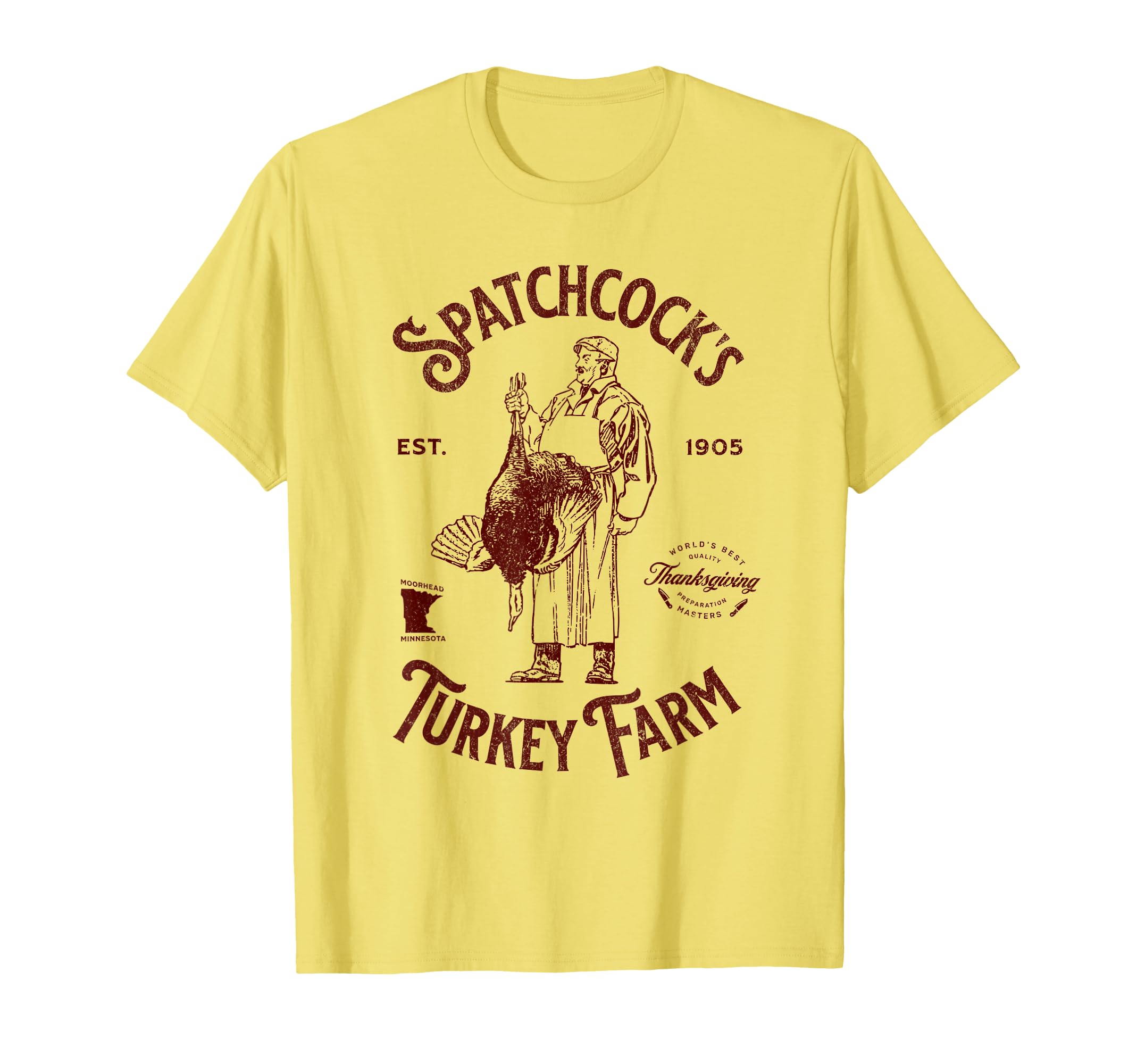 Spatchcocks Turkey Farm Distressed T-Shirt - Trendy Graphic Men Women - T-Shirt, Sweatshirt, Hoodie