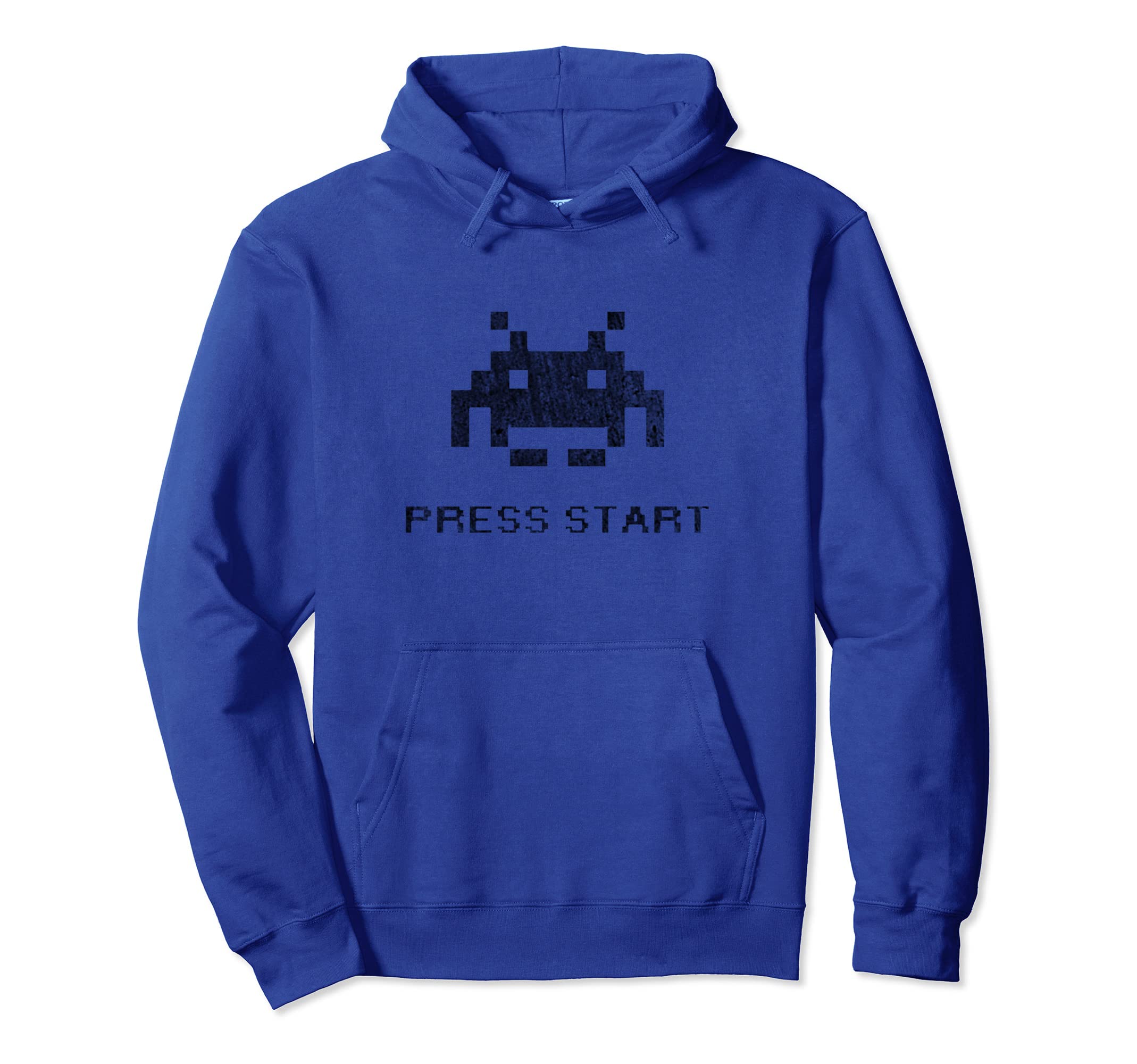 Press Start Arcade Retrogame Gaming Hoodie - Trendy Graphic Men Women - T-Shirt, Sweatshirt, Hoodie