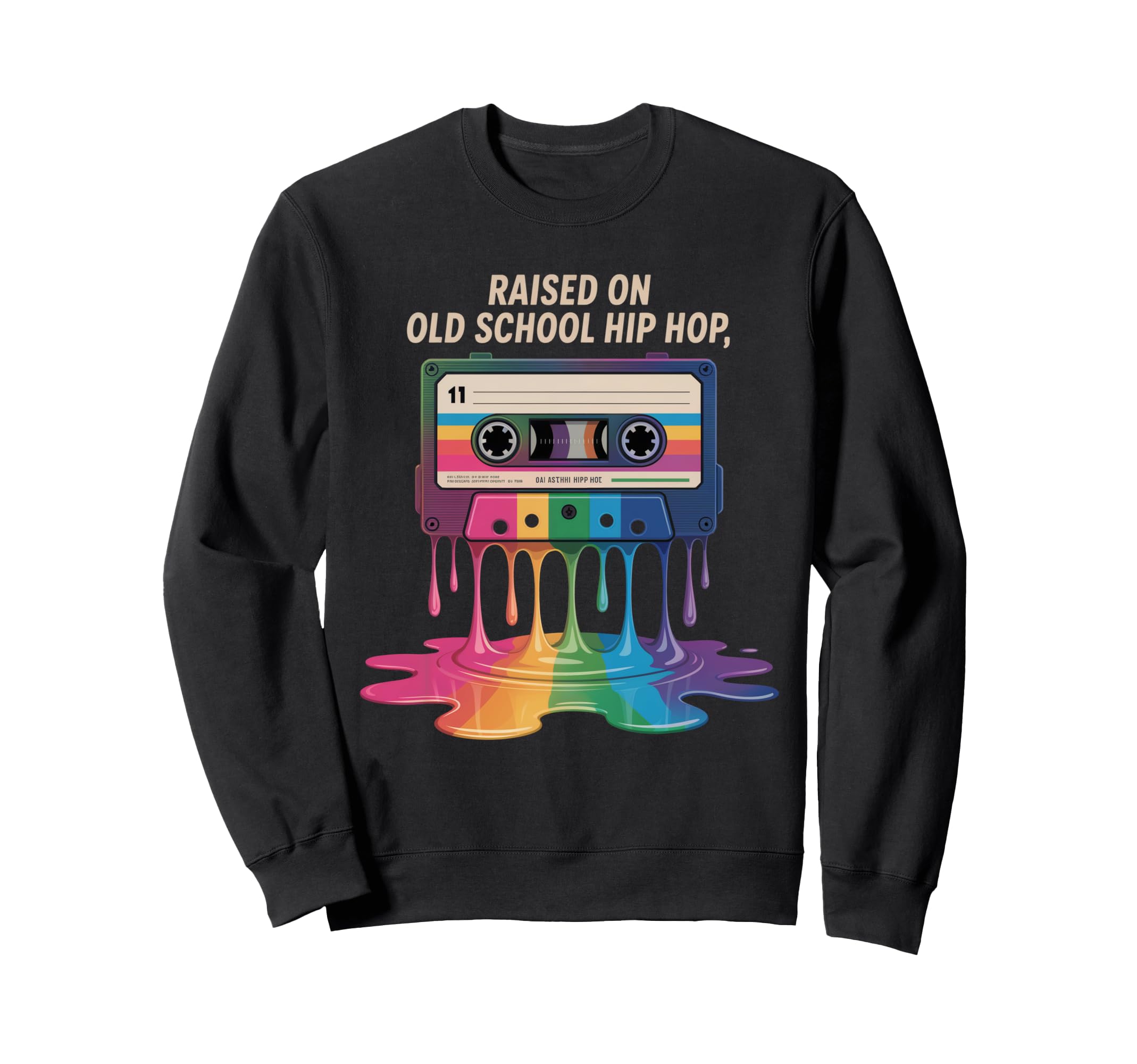 90S Hip Hop Cassette Music Old Sweatshirt - Unique Graphic for Adults - T-Shirt, Sweatshirt, Hoodie