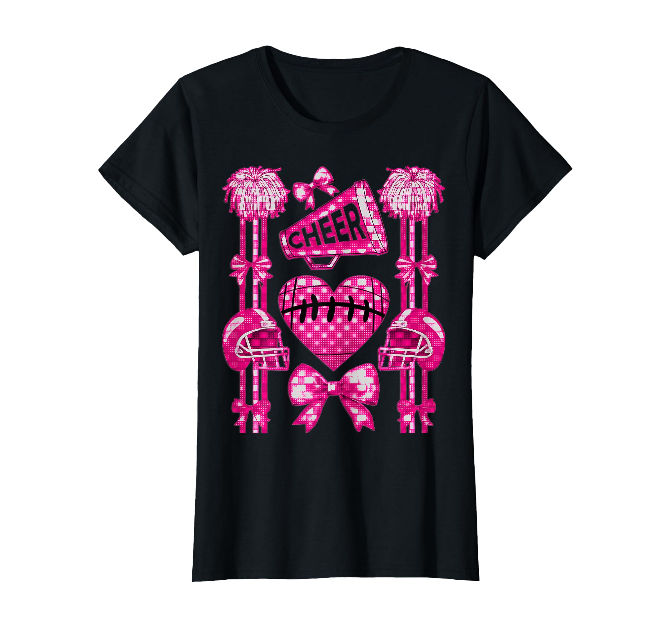 Football Cheer Mom Coquette Bow Mom T-Shirt - Streetwear Style Men Women - T-Shirt, Sweatshirt, Hoodie