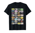 Cassette Tapes Mixtapes 1980S Music T-Shirt - Custom Art Print Men Women - T-Shirt, Sweatshirt, Hoodie