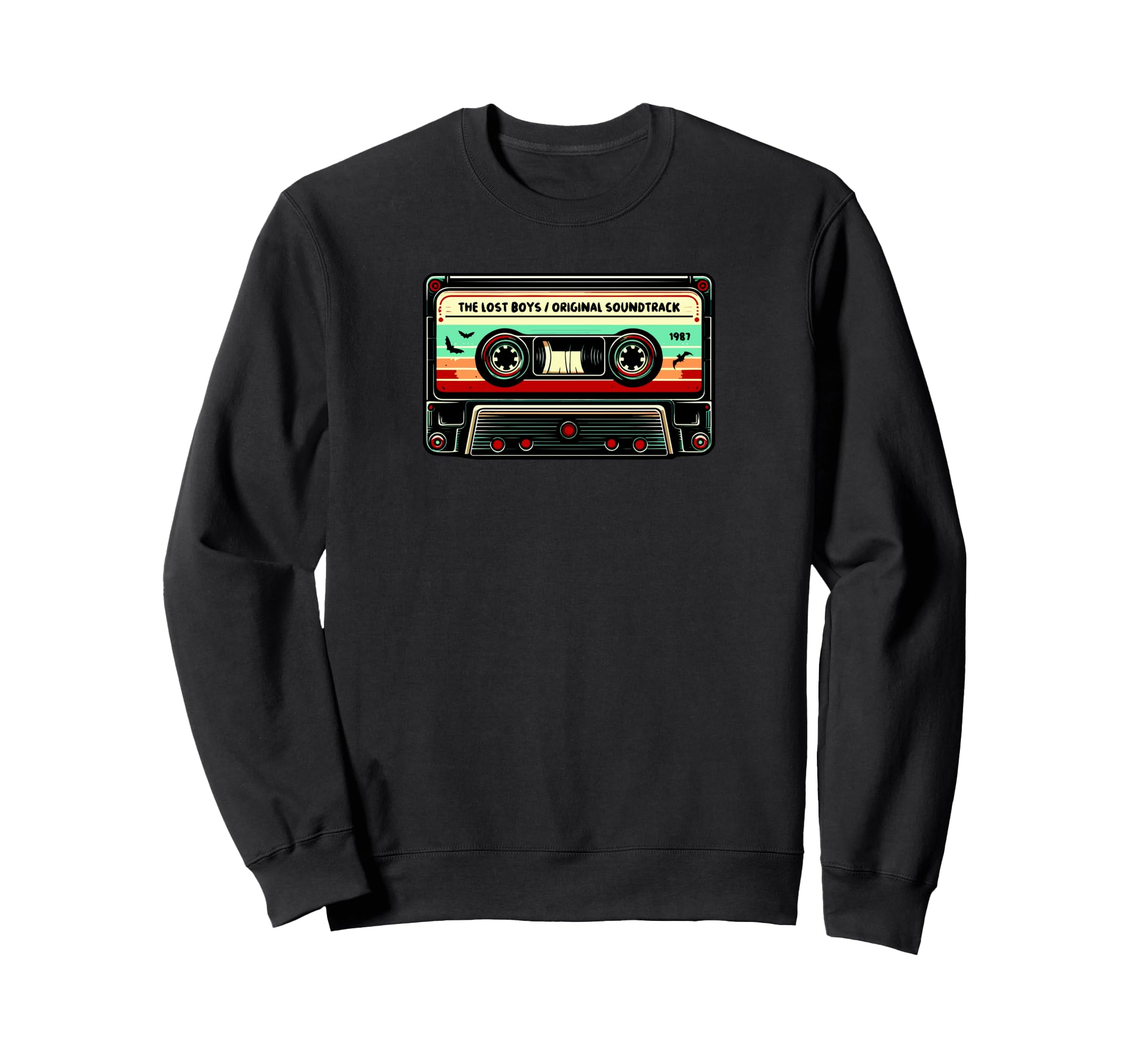 1980S Cassette Tape Sweatshirt - Trendy Graphic Unisex - T-Shirt, Sweatshirt, Hoodie