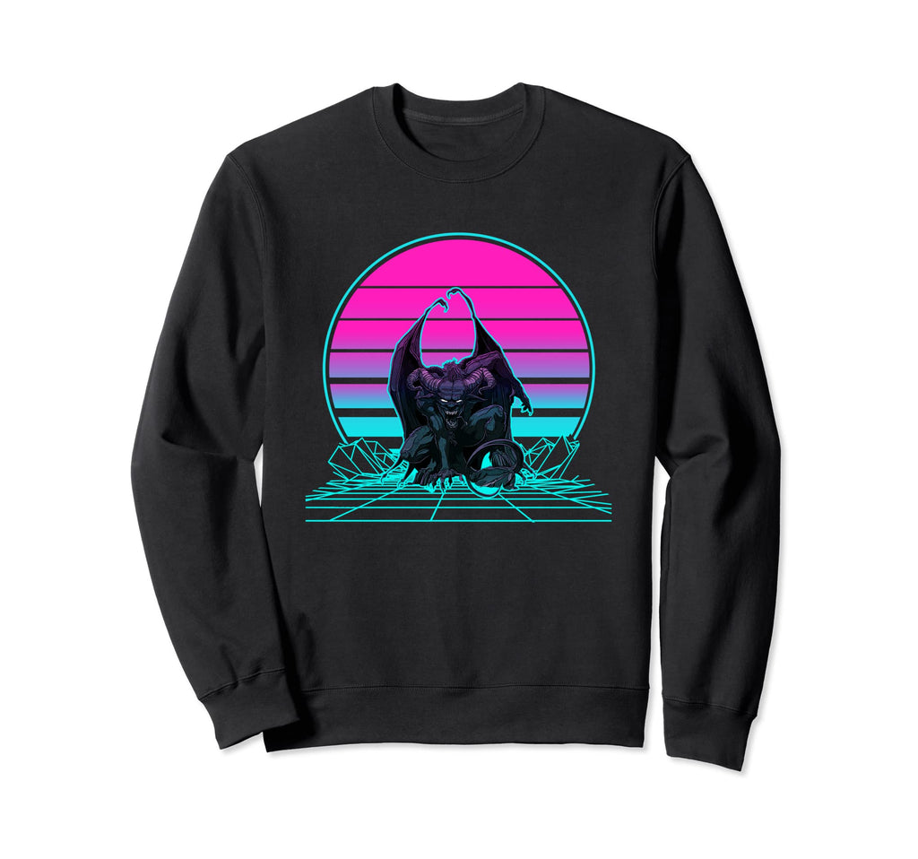 Sunset Gargoyle Sweatshirt - Novelty Apparel for Adults - T-Shirt, Sweatshirt, Hoodie