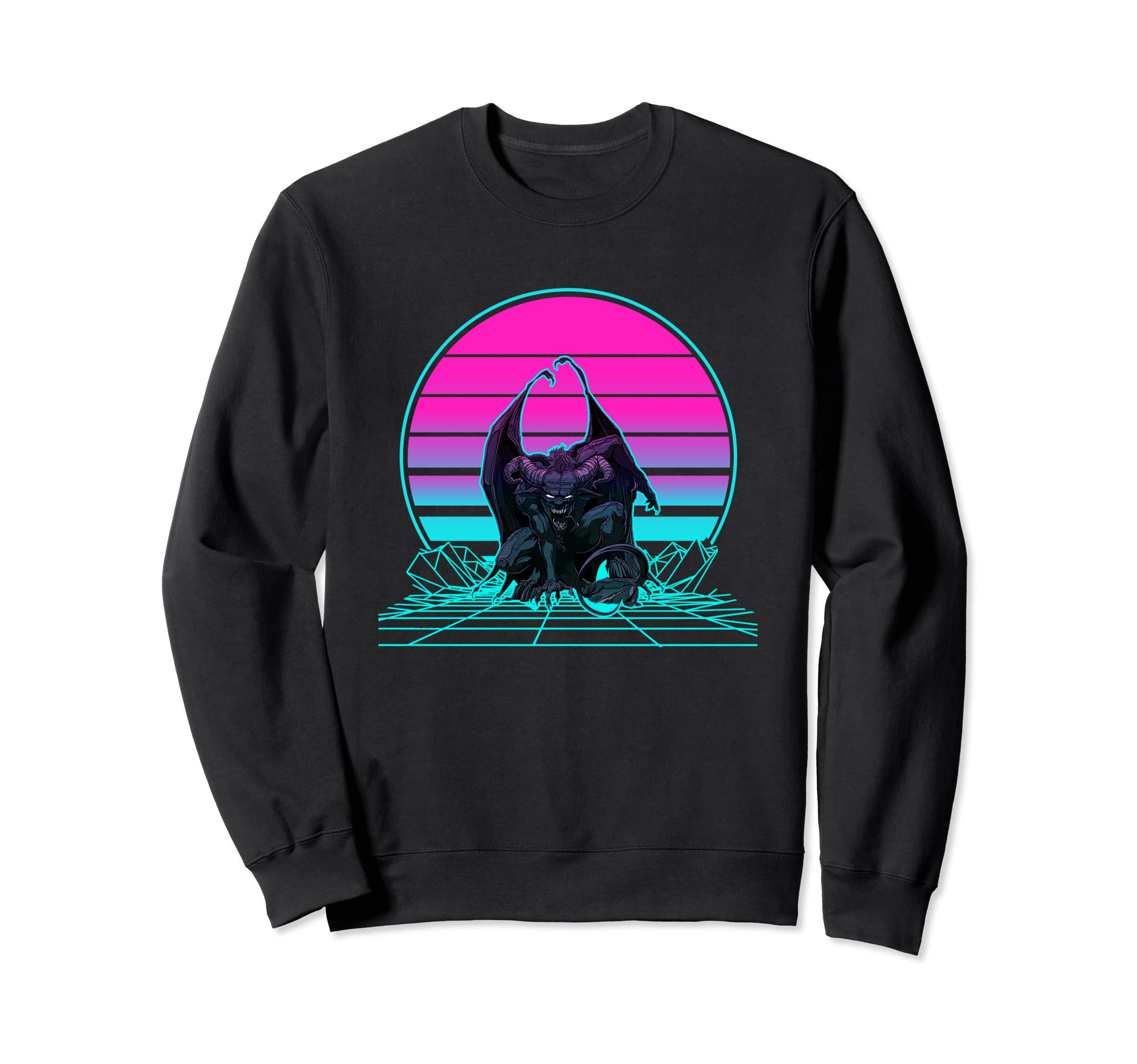 Sunset Gargoyle Sweatshirt - Novelty Apparel for Adults - T-Shirt, Sweatshirt, Hoodie