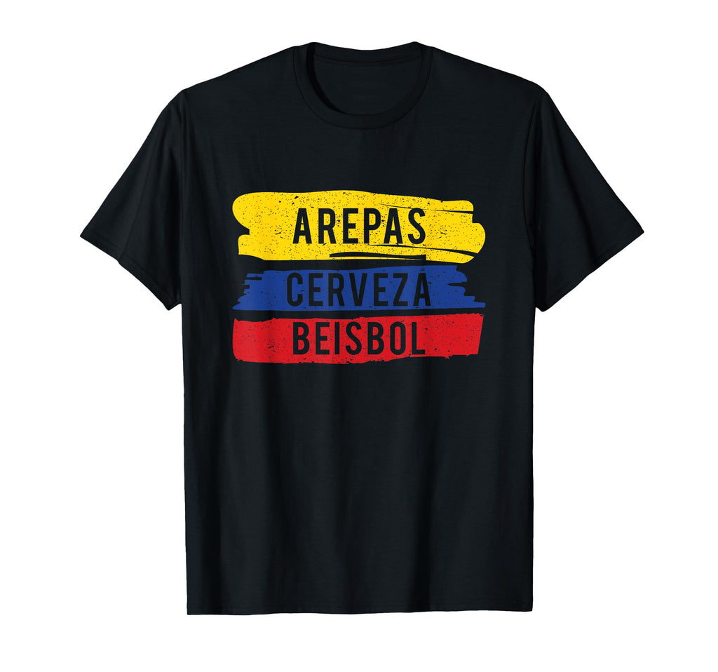 Arepas Cerveza Beisbol Funny Gift T-Shirt - Unique Graphic Men Women - T-Shirt, Sweatshirt, Hoodie
