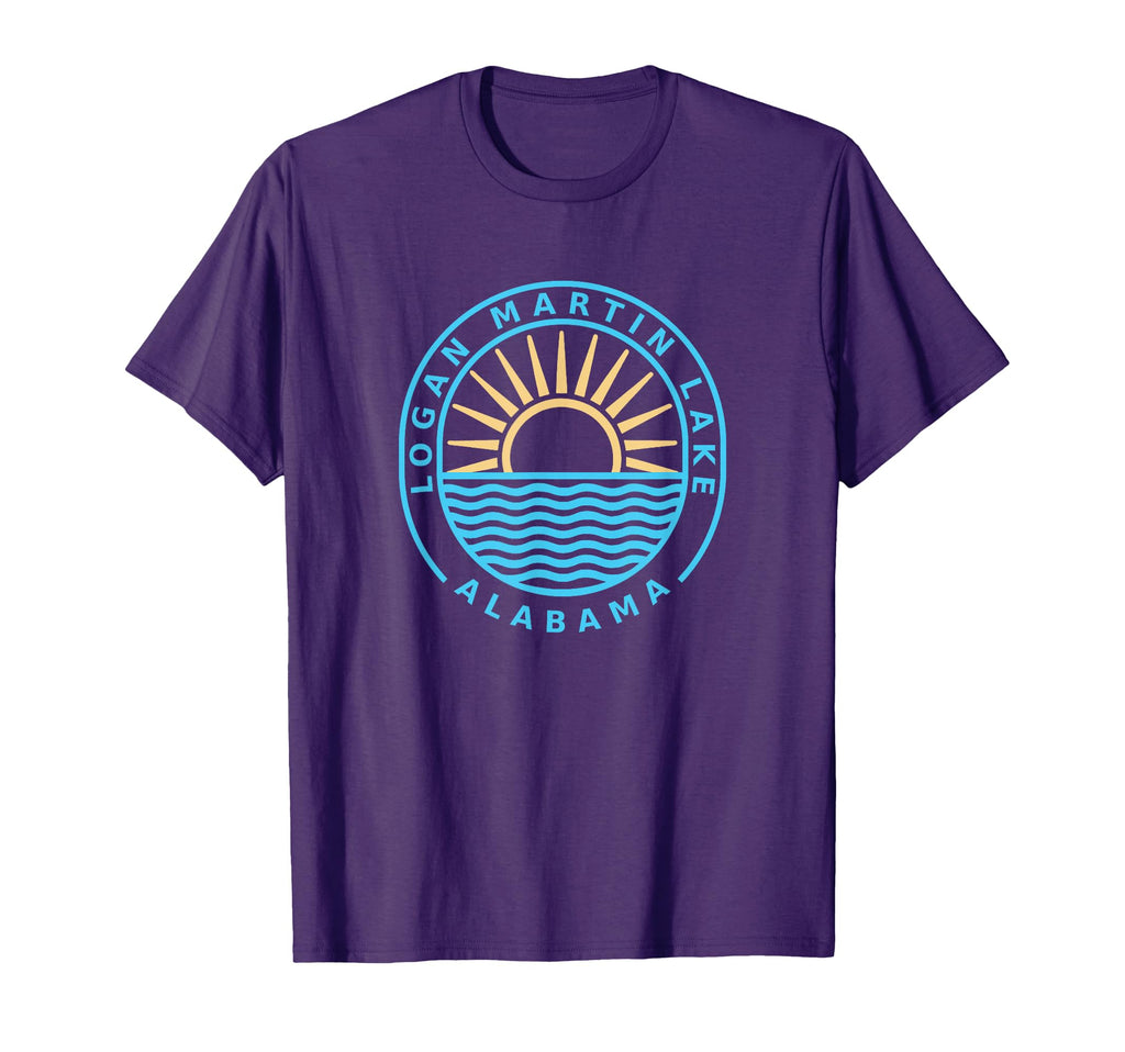 Logan Martin Lake Alabama Outdoors T-Shirt - Custom Art Print Unisex - T-Shirt, Sweatshirt, Hoodie