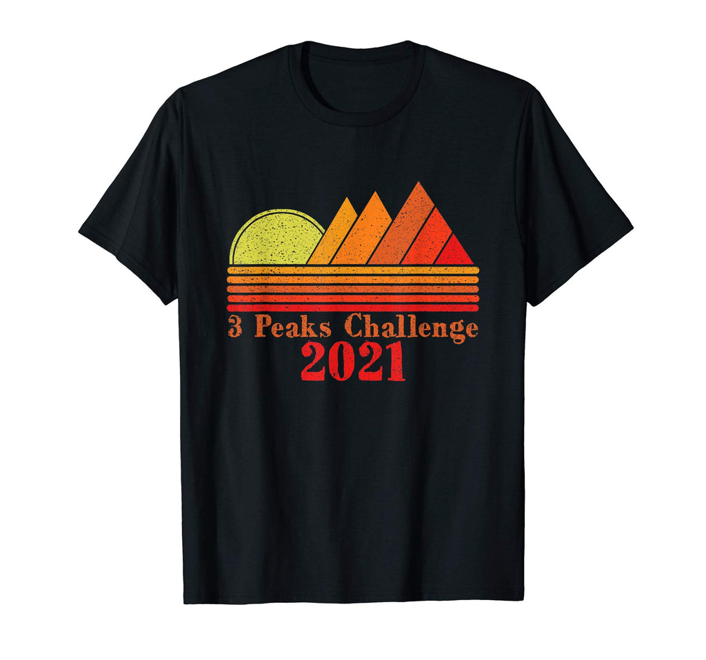 3 Peaks Challenge 2021 Sunset Uk T-Shirt - Custom Art Print for Adults - T-Shirt, Sweatshirt, Hoodie