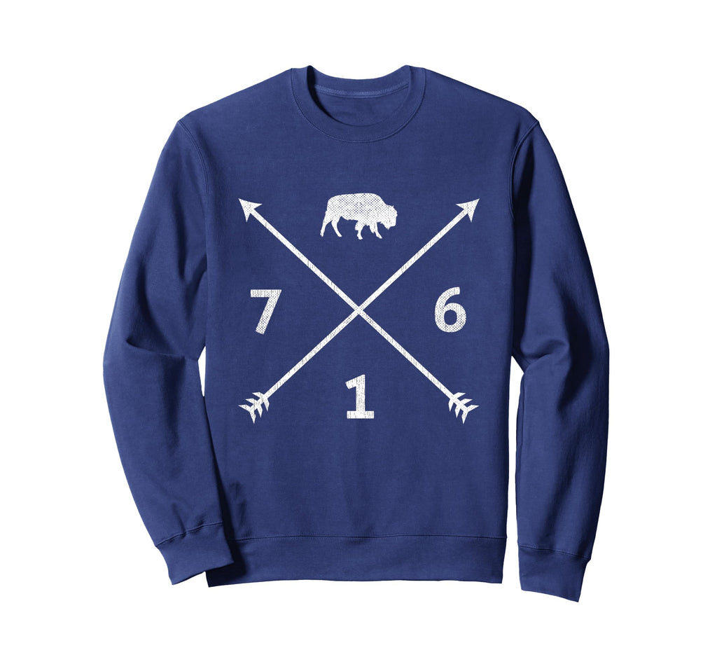 Bflo Wny Code Buffalo New York Sweatshirt - Aesthetic Graphic for Adults - T-Shirt, Sweatshirt, Hoodie