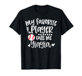 My Favorite Baseball Player Calls Me T-Shirt - Unique Graphic Unisex - T-Shirt, Sweatshirt, Hoodie