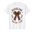 Womens Moms Coquette Bow Football Lover T-Shirt - Unique Graphic Men Women - T-Shirt, Sweatshirt, Hoodie