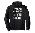 Funny Baseball Dad Baseball Player Hoodie - Custom Art Print for Adults - T-Shirt, Sweatshirt, Hoodie
