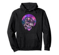 Japan Synthwave Aesthetic Skull Hoodie - Fun Novelty Design for Adults - T-Shirt, Sweatshirt, Hoodie