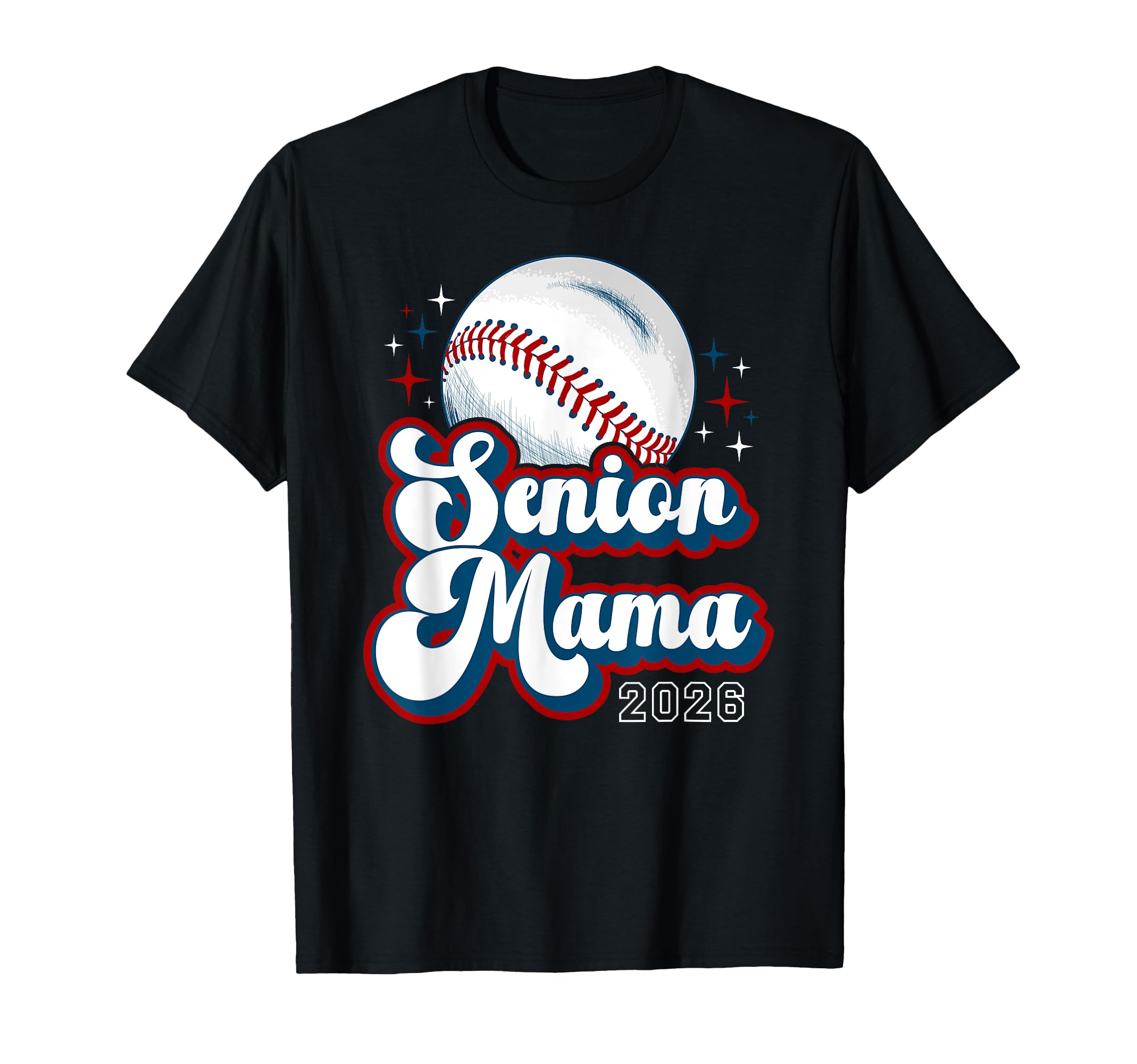 Baseball Senior Mama 2026 Baseball T-Shirt - Aesthetic Graphic for Adults - T-Shirt, Sweatshirt, Hoodie