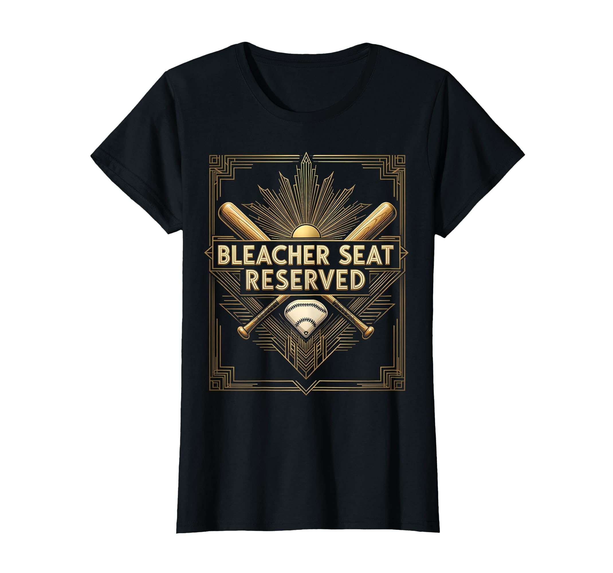 Bleacher Seat Reserved Baseball Mom T-Shirt - Custom Art Print Unisex - T-Shirt, Sweatshirt, Hoodie