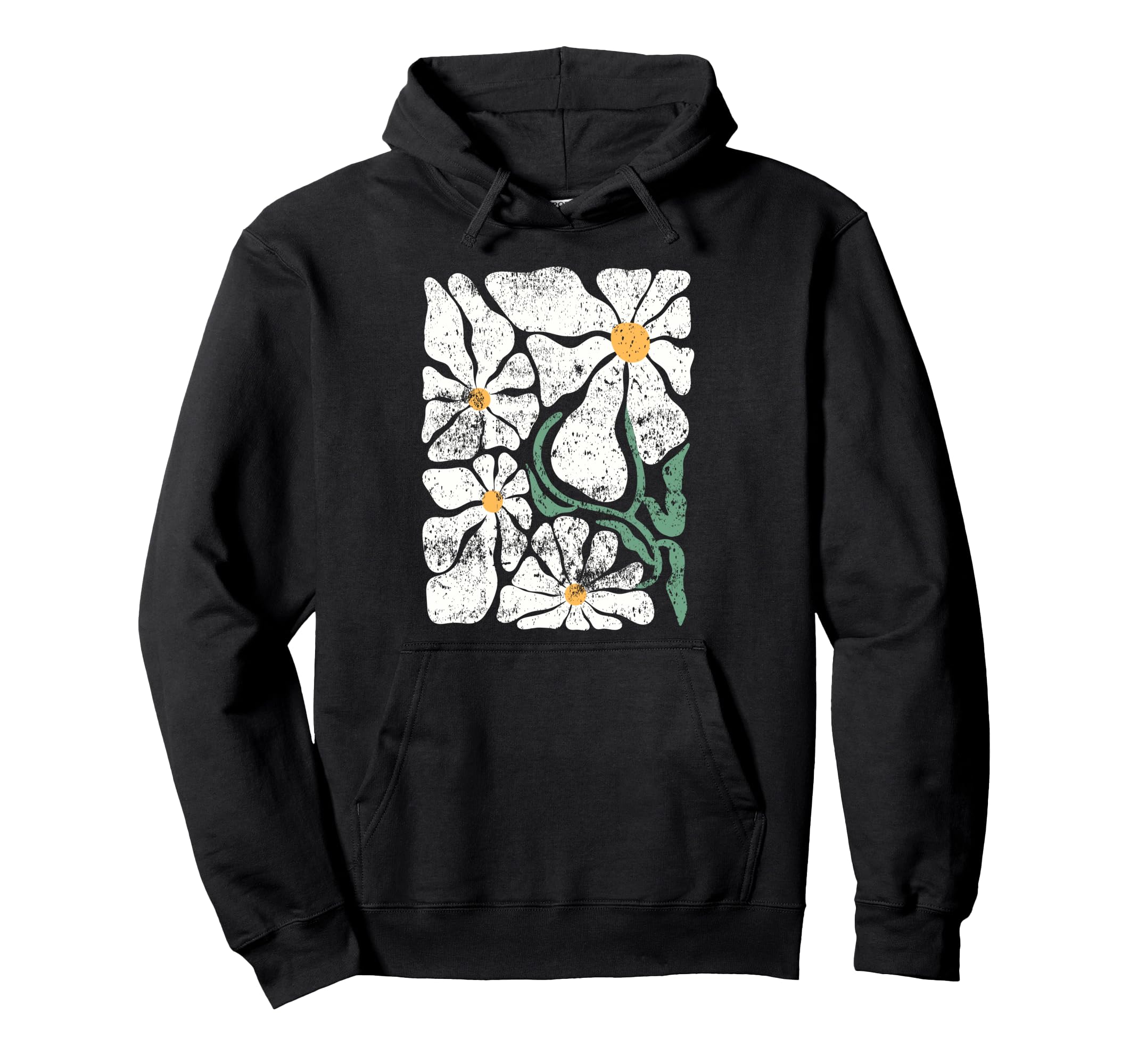 Daisy Floral Boho Flower Wildflower Lover Hoodie - Trendy Graphic Unisex - T-Shirt, Sweatshirt, Hoodie