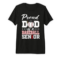 Proud Dad Baseball Senior 2027 Tri T-Shirt - Fun Novelty Design for Adults - T-Shirt, Sweatshirt, Hoodie