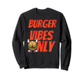 Americana Burger Lover Funny Fast Sweatshirt - Graphic Print for Adults - T-Shirt, Sweatshirt, Hoodie