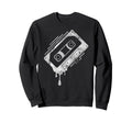 Dripping Cassette Tape Sweatshirt - Unique Graphic for Adults - T-Shirt, Sweatshirt, Hoodie