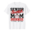 Baseball Senior Mom Class 2025 Proud T-Shirt - Unique Graphic Men Women - T-Shirt, Sweatshirt, Hoodie