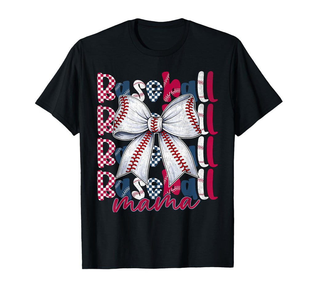 Coquette Baseball Mama Baseball Mom T-Shirt - Unique Graphic Men Women - T-Shirt, Sweatshirt, Hoodie
