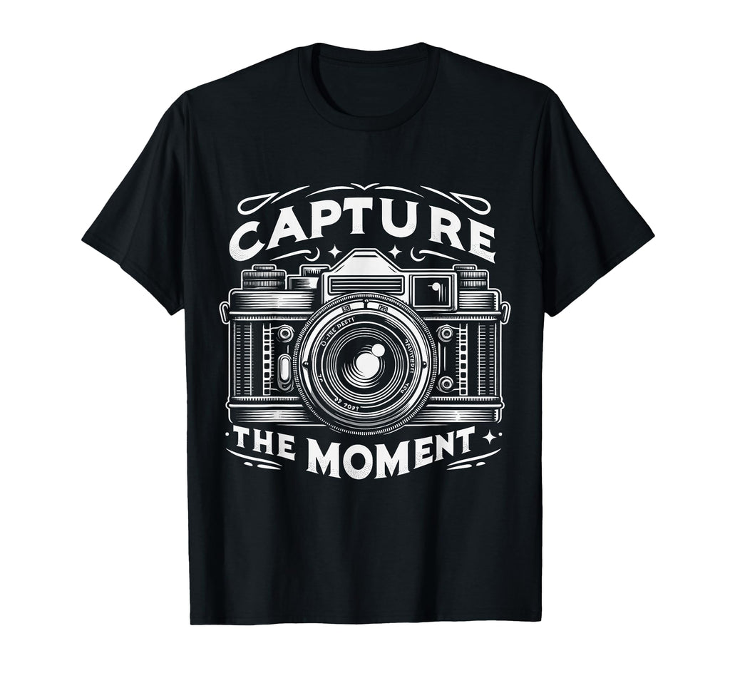 Camera Snapshot Capture Moment T-Shirt - Casual Everyday Wear Unisex - T-Shirt, Sweatshirt, Hoodie