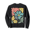 Boho Floral Art Botanical Block Sweatshirt - Custom Art Print for Adults - T-Shirt, Sweatshirt, Hoodie