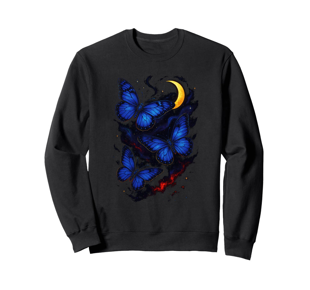 Butterfly Y2K Cosmic Aesthetic Sweatshirt - Graphic Print Unisex - T-Shirt, Sweatshirt, Hoodie